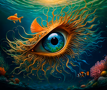 Fabulous underwater sea creatures