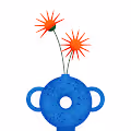 A joyful vase