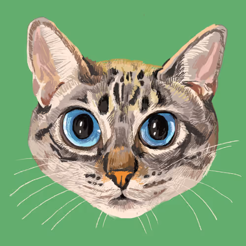 ADORABLE CATS portrait