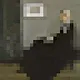 Famous paintings compressed 24x24 pixels