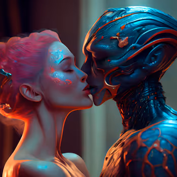 Alien kiss