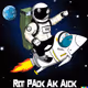 Space Rick Riding a Panda