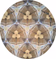 Geometric Kaleidoscope Images - Gray and Gold Part 2