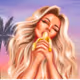 Yummy girls in beach