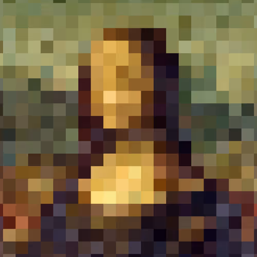 Famous Artwork In Pixels
