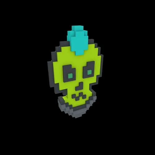 3D CryptoSkulls - old V2