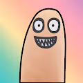 My thumb have face - old