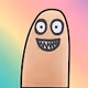 My thumb have face - old