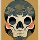 Ukiyo-e Skull