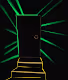 Who is behind the door