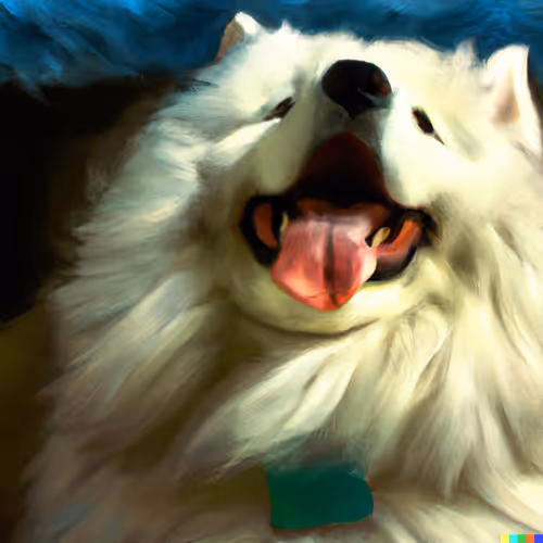 Samoyed AI Art