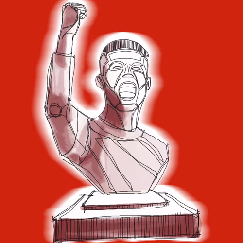 statue head drawings