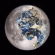 Postage stamp from the moon