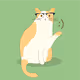 Glasses Fat Cat