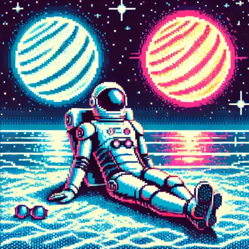 Pixel Astronauts: Beach Odyssey