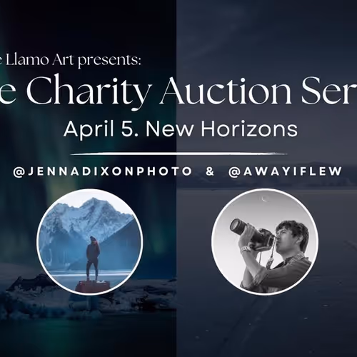 Me Llamo Art Charity Auction Day 3. "New Horizons"