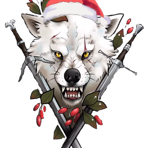 white wulf cyborg punk