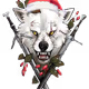 white wulf cyborg punk