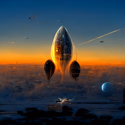Futuristic dreams and landscapes