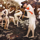 Regimental flutist ~ animated oil painting