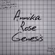 annika rose genesis
