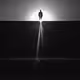 Alone in white and black