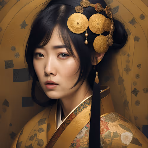 Asian Klimt serie
