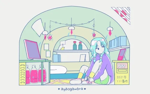 Kawaii animation by ayaogawara