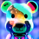 colorful and cute character