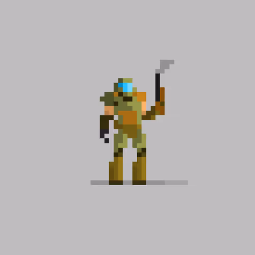 8Bit Video Game Characters