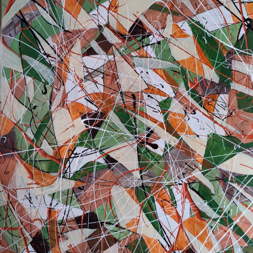 Abstract expressionism lines