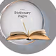 Tiny Dictionary Pages