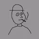 Portraits of a Person Smoking a Cigarette