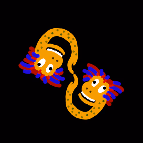 Random Drawings from Dark Mind