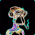 Neon Bored Ape Yacht Club