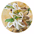 Watercolor flowers. Secret language of flowers.