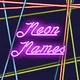 Neon Names - Rainbow