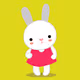The moody bunny