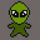 Alien NFT pixel