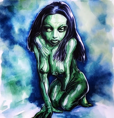 Alien Women from the Serpens Starsystem