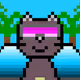 Lazy Cryptocats special edition: 1986 Outrun style