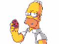 Pixel Simpsons madness - old