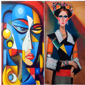 NFT and Physical Painting