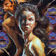 Tarot cards - XV Major Arcana "Addiction / Baphomet" (deck CIRCLE OF WHITE)