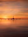 FIRST LIGHT AT THE PIER - old