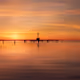 FIRST LIGHT AT THE PIER - old
