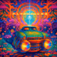 Psychedelic Flying Car - EM