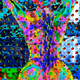 Pop art in the 3rd millennium, pictures dotted or perforated