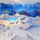 Snowy AI Mountains