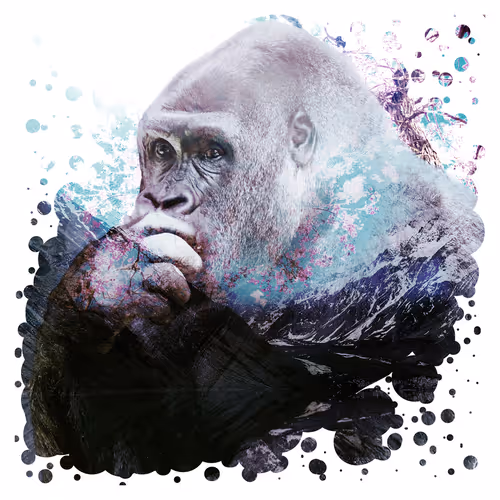 Une pensee de gorille